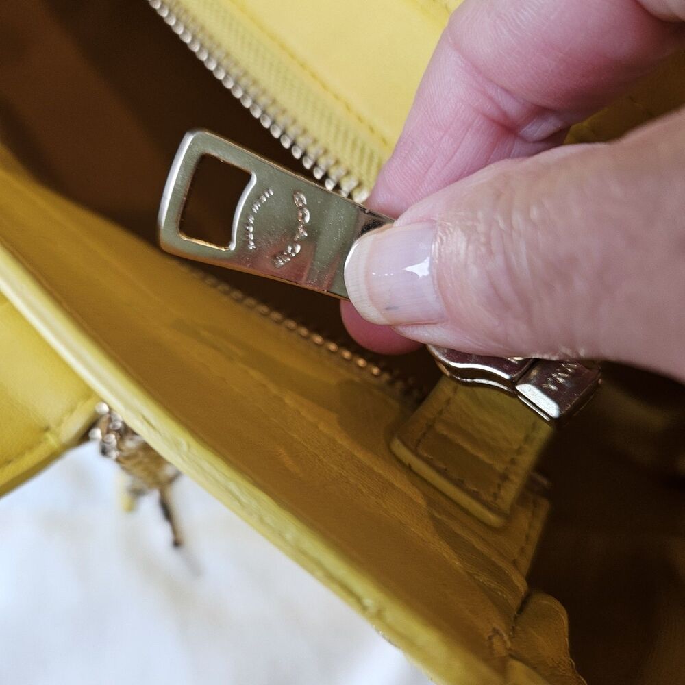 Coach Embossed Python Swagger 27 ‎ Bag Dual Handl… - image 12